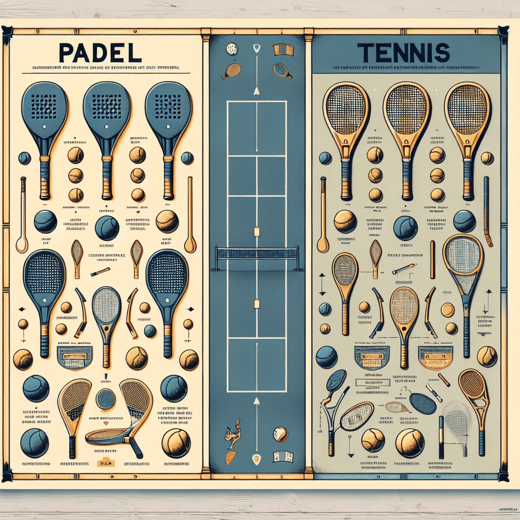 Forskjellene mellom padel tennis grundig guide featured