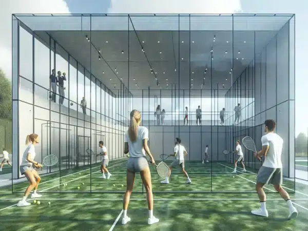 Padelbane slik er bygget brukes veggene taktisk spill god opplevelse hovedbilde