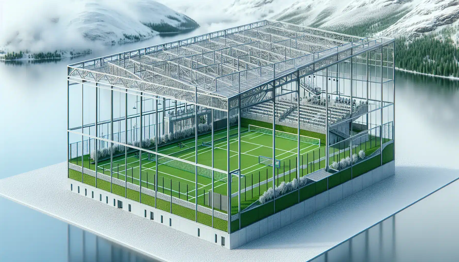 Padelbane: slik er den bygget og hvordan brukes veggene for taktisk spill og god opplevelse 2 Padelbane: slik er den bygget og hvordan brukes veggene for taktisk spill og god opplevelse – illustrasjon 1