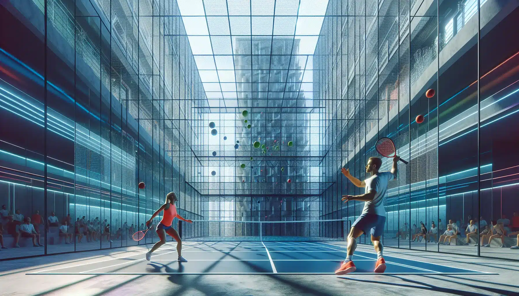 Padelbane: slik er den bygget og hvordan brukes veggene for taktisk spill og god opplevelse 3 Padelbane: slik er den bygget og hvordan brukes veggene for taktisk spill og god opplevelse – illustrasjon 2