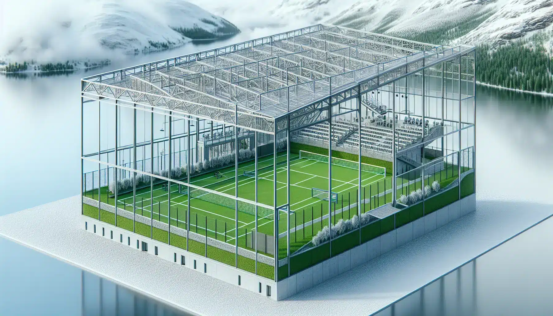 Padelbane: slik er den bygget og hvordan brukes veggene for taktisk spill og god opplevelse 2 Padelbane: slik er den bygget og hvordan brukes veggene for taktisk spill og god opplevelse – illustrasjon 1