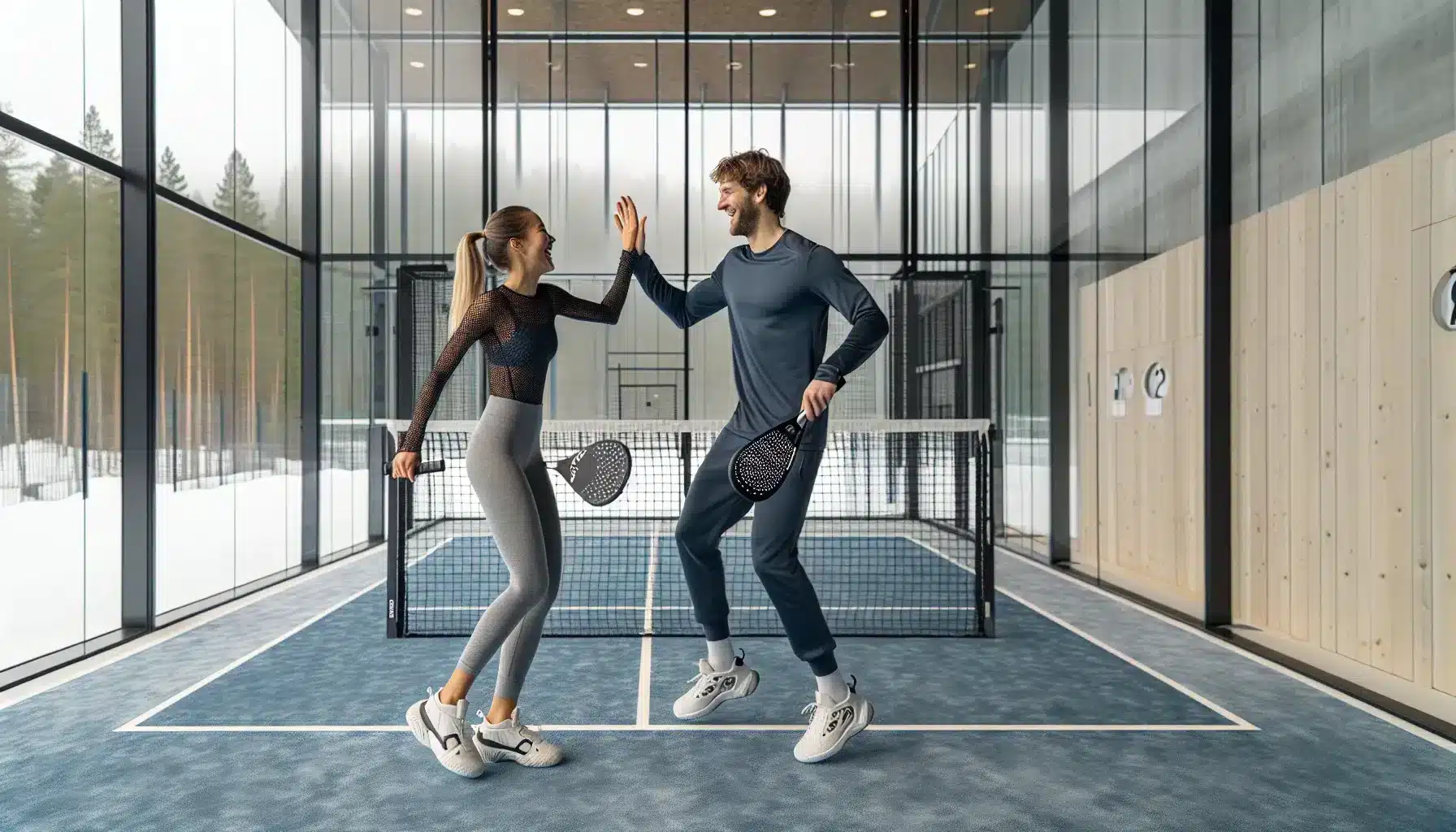 Padel for par: hvordan spille sammen og ha det gøy 3 Padel for par: hvordan spille sammen og ha det gøy – illustrasjon 2
