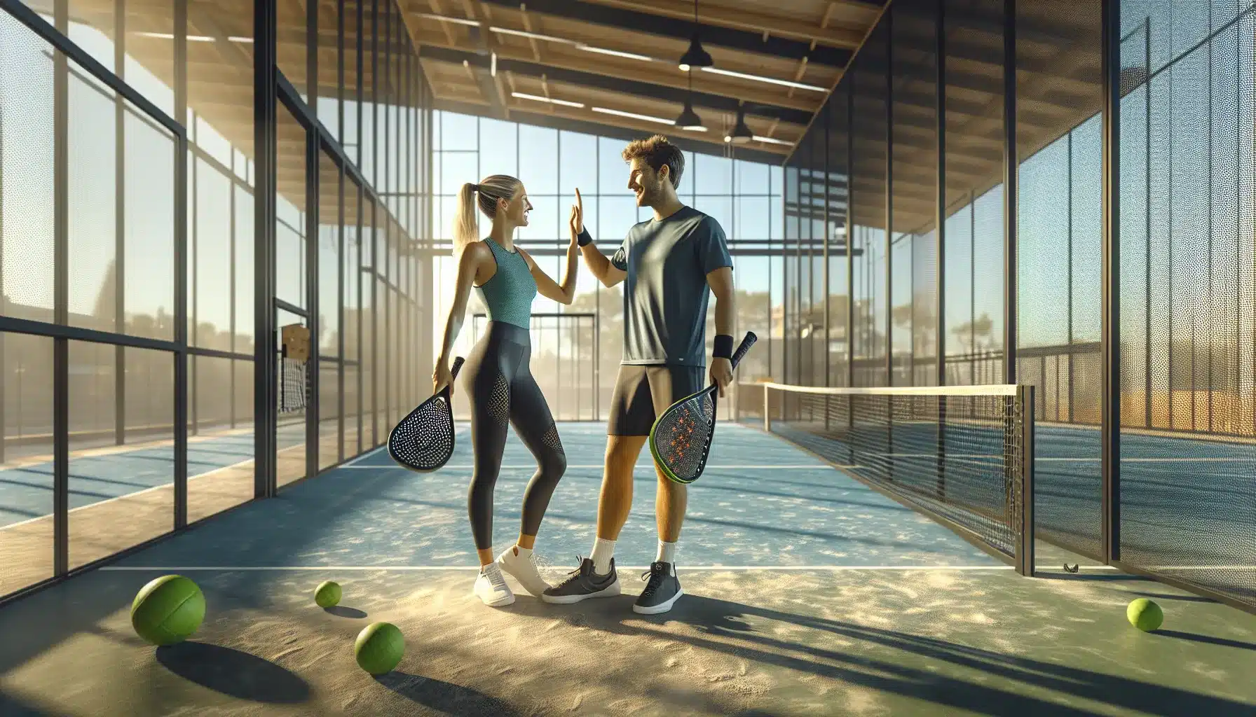 Padel for par: hvordan spille sammen og ha det g&oslash;y &ndash; illustrasjon 1